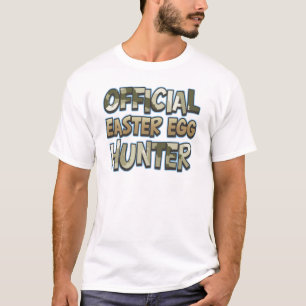 T-shirt Chasseur officiel d'oeufs de Pâques
