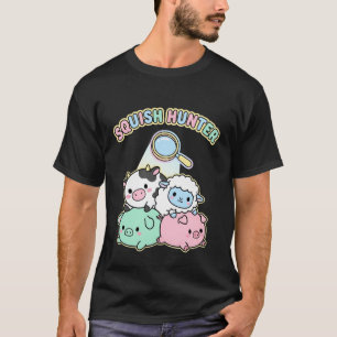 T-shirt Chasseur Squish Animaux Mignons Kawaii Vache Cocho