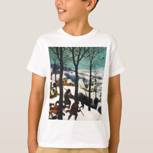T-shirt Chasseurs dans le paysage de neige Pieter Bruegel