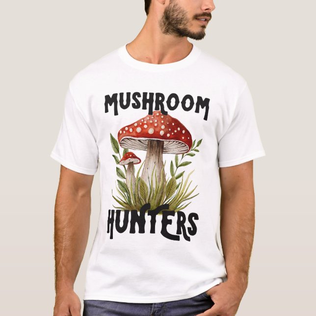 T-shirt Chasseurs de champignons (Devant)