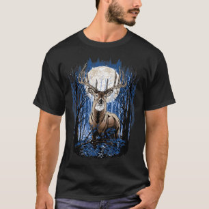 T-shirt Chasseurs Deer Chasse Big Whitetail Buck