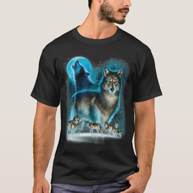 T-shirt Chasseurs Wolf Owl House (Devant)