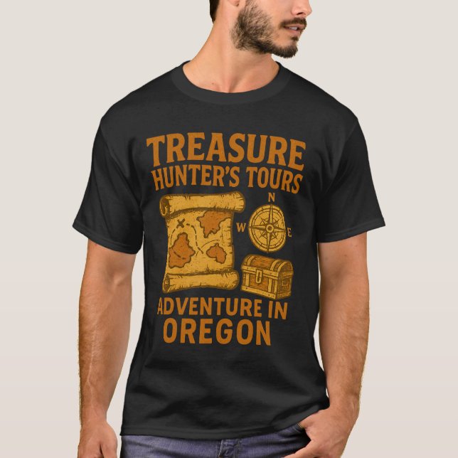 T-SHIRT CHASTER COPPERPOT'S TREASPOT HUNT TOURS EN ASTORIE (Devant)