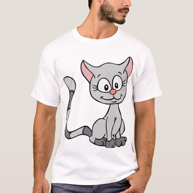 T-shirt chat (Devant)