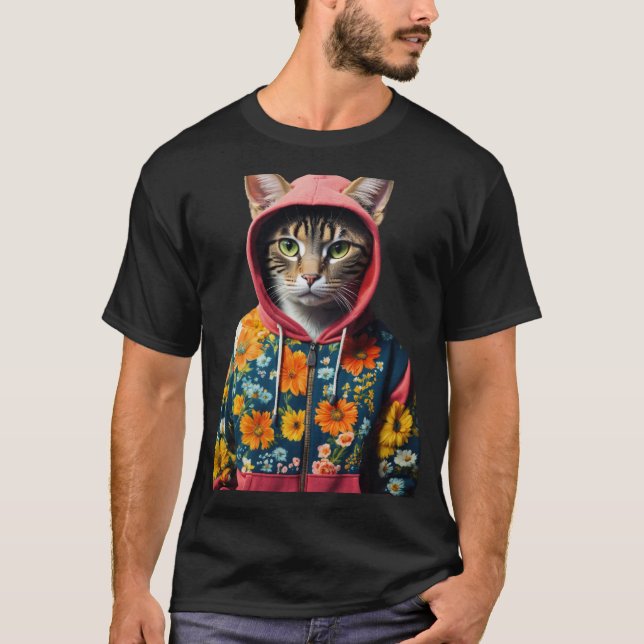 T-shirt chat (Devant)