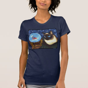T-shirt Chat A d'imaginaire de fortune de Koi de boule de
