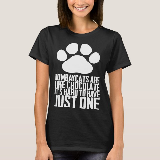 T-shirt chat à queue courte mère Bobtail (Devant)