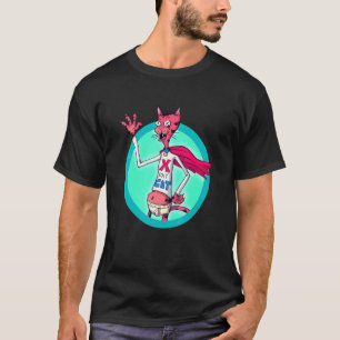T-shirt Chat à rayons X