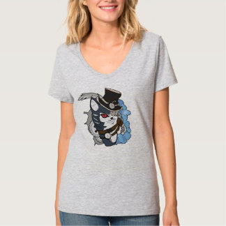 T-shirt Chat à vapeur Punk