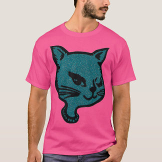 T-shirt Chat à voilure bleue