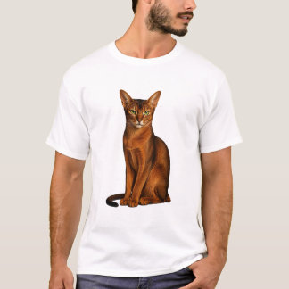 T-Shirt Chat Abyssin Vintage | Cadeau Unique pour 
