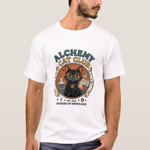 T-shirt Chat Alchimie Cadeau pour Amateur de Chat - Club A