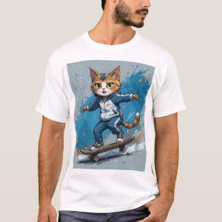 T-shirt chat amusez-vous