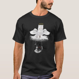 T-shirt Chat Ange Et Chat Diable Chat Kitten Chats