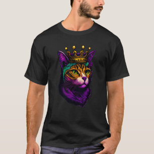 T-shirt Chat Animal Mardi Gras Carnaval Bouffon Chat Mardi