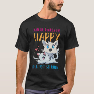 T-shirt Chat Anime Neko