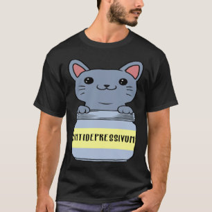 T-shirt Chat Antidépresseur Ca