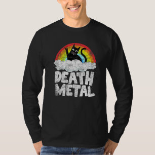 T-shirt Chat Arc-en-ciel Groupe de Heavy Metal Enfants Got