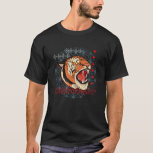 T-shirt Chat asiatique Animal prédateur Tigre