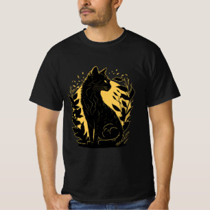 T-shirt Chat assis