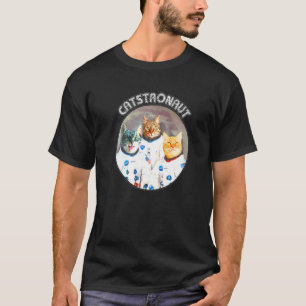 T-shirt Chat Astronaut Catstronaut Funny Science Scientifi