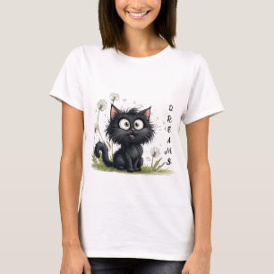 T-shirt Chat au pays des Dandelions Fluffy