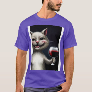 T-shirt Chat au vin 1