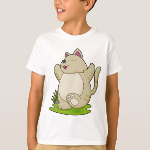 T-shirt Chat au Yoga