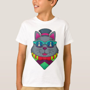 T-shirt Chat aux échecs avec pion