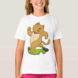 T-shirt Chat avec Choker à l'exécution