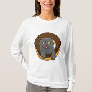T-shirt Chat avec Donut