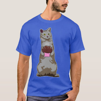 T-shirt Chat avec muffin