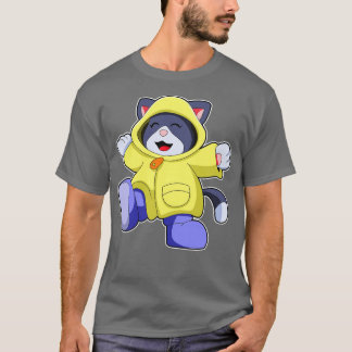 T-shirt Chat avec Raincoat