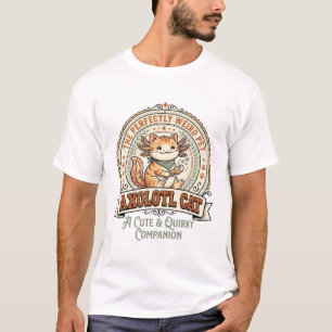 T-shirt Chat Axolotl Axolotl Mignon Drôle Animal De Compag