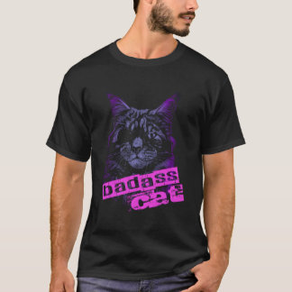 T-shirt Chat Badass avec patte oculaire