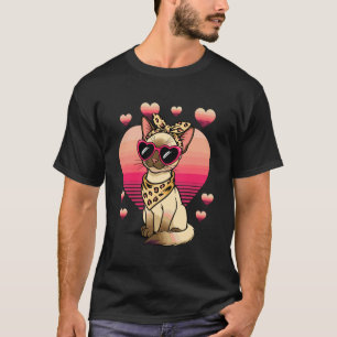 T-shirt Chat balinais Saint-Valentin