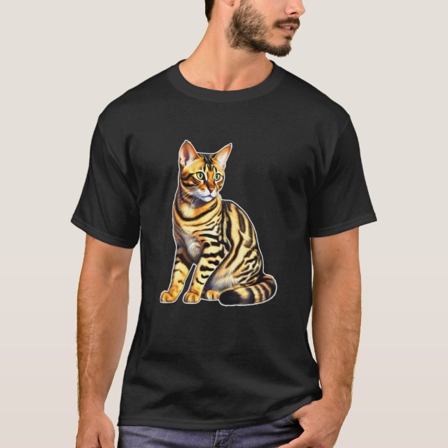 T-shirt Chat Bengal (Devant)