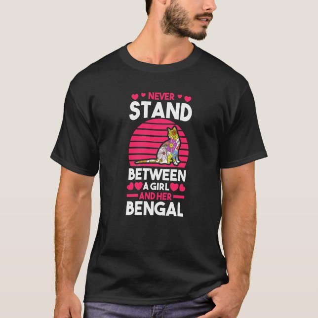 T-shirt Chat Bengal  4 (Devant)