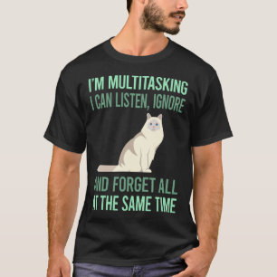 T-shirt Chat Birman multitâche 01