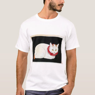 T-shirt Chat blanc Takahashi Shōtei