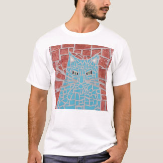 T-shirt Chat bleu I