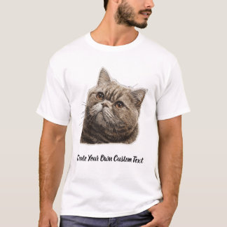 T-shirt Chat British Shorthair Créez votre propre texte pe
