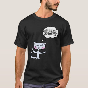 T-shirt Chat Ce Moment Où La Sonnerie Retentit Au Travail