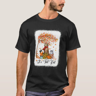 T-shirt Chat C'est l'automne À vous citrouilles Automne Ha