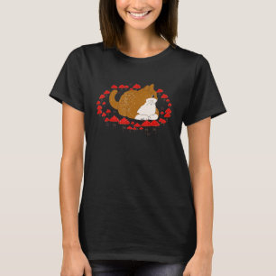 T-shirt Chat Champagne Goblincore Cottagecore mignonne Cha