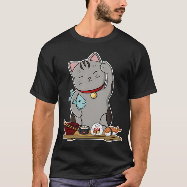 T-shirt Chat chanceux (Devant)