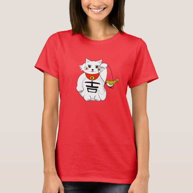 T-shirt Chat chanceux (Devant)
