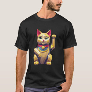 T-shirt Chat chanceux Maneki Neko Cool Charme de bonne cha