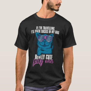 T-shirt Chat Chaton Voyageant Pelucheux Celles Chats Propr
