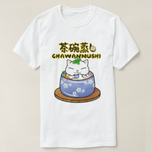 T-shirt Chat Chawanmushi japonais